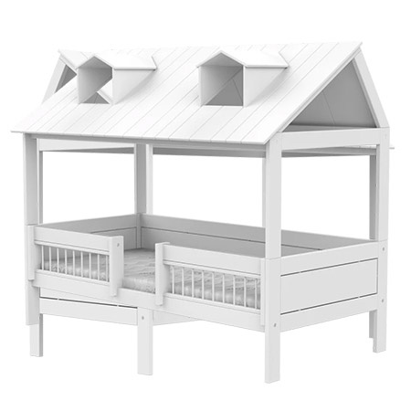 LIFETIME Kidsrooms House Bed Beach House (2in1) 90x200 cm, white