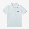 KENZO Kids Polo dziecięce dla chłopca z krótkim rękawem błękitne