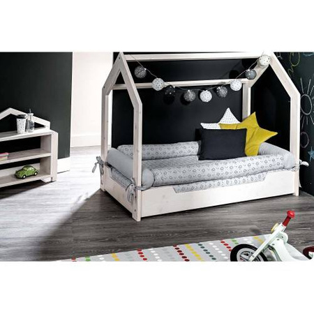 PICCI LIBERTY Komplet ochraniaczy do łóżka dziecięcego 4 sztuki szary