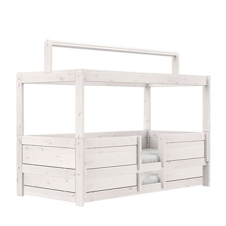 LIFETIME Kidsrooms Łóżko dziecięce z konstrukcją górną Essence, natural