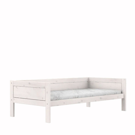 LIFETIME Kidsrooms Łóżko dziecięce pojedyncze 90x200 cm, whitewash