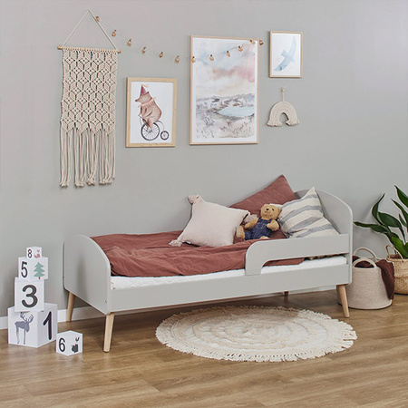 Hoppekids Hoppekids blend toddler bed grey 70x160cm