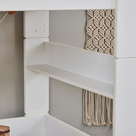 Hoppekids SFK half high bed 90x200 cm, White