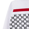 KARL LAGERFELD KIDS Girls White Monogram Print Hoddie