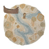 LIFETIME Kidsrooms Children's round rug Canoe Adventure