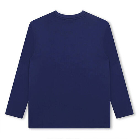 HUGO Boys long sleeves t-shirt with logo, blue