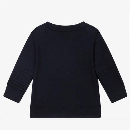 BOSS Kids Baby boys navy cardigan