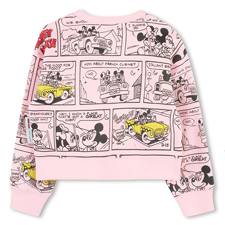THE MARC JACOBS Bluza dziecięce MICKEY MOUSE, jasno-różowa