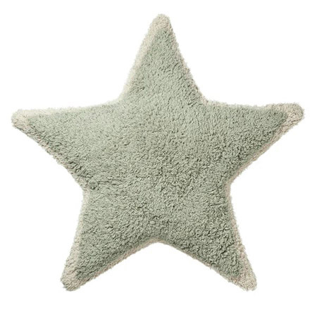 LIFETIME Kidsrooms Star shared children's pillow Essence, green