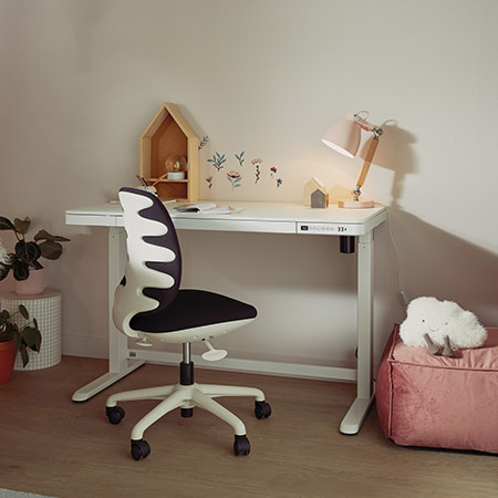 LIFETIME Kidsrooms Elektrycznie regulowane biurko z szufladą i USB
