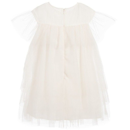 CARRÉMENT BEAU Girls ivory tulle dress