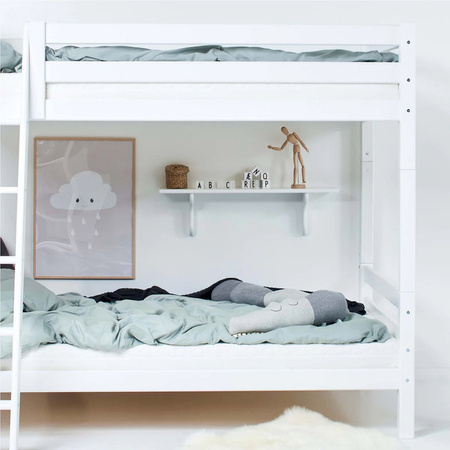 HOPPEKIDS Kids wooden shelf, white