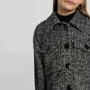 TWINSET Girls grey and black herringbone pattern jacket