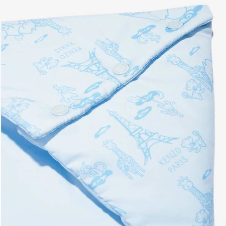 KENZO Kids Śpiworek niemowlęcy do spania błękitny