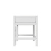 LIFETIME Kidsrooms Mid Sleeper Bed with Ladder 128 cm, white