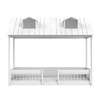 LIFETIME Kidsrooms House Bed Beach House (2in1) 90x200 cm, white
