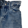 TWINSET Girls blue jeans with rhinestones