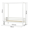 Hoppekids ECO Dream Four Poster Bed 70x160