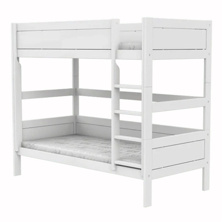 LIFETIME Kidsrooms Bunk Bed with Ladder 90x200 cm, White