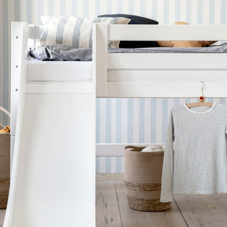 Hoppekids ECO Luxury Low bunk bed with slide and vertical ladder 90x200