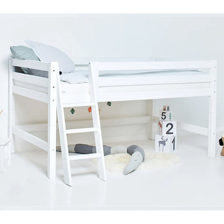 Hoppekids ECO Luxury low bunk bed with slopped ladder ladder 120x200 cm