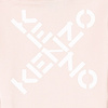 KENZO Kids Bluza dziewczęca z kapturem jasno-różowa logo