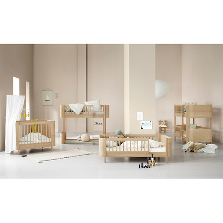 OLIVER FURNITURE WOOD MINI+ JUNIOR BED, OAK