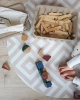 EEVEVE Splat mat Modern Blocks - Desert Sand