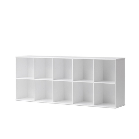 OLIVER FURNITURE Wood Regał dziecięcy biały 5x2 do zawieszenia