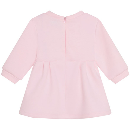 KARL LAGERFELD Kids Baby Girls Pink Choupette Logo Dress