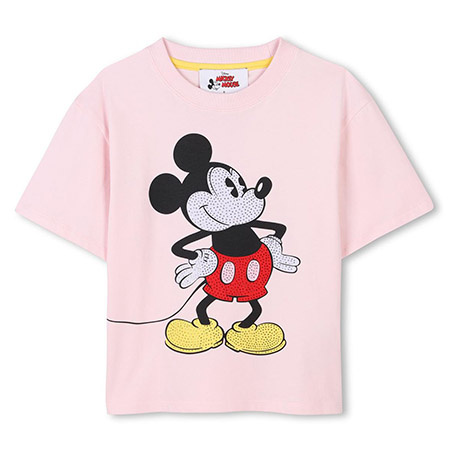 THE MARC JACOBS Kids short sleeve t-shirt with Mickey Mouse, pink