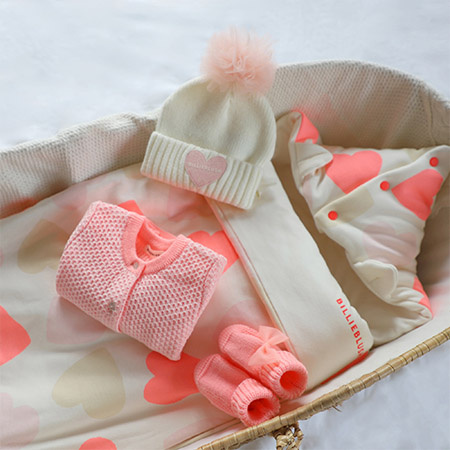 BILLIEBLUSH Czapka dziecięca dla dziewczynki z pomponem