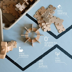 EEVEVE PLAYMAT Beni - Cloudy Grey