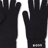 BOSS Kids Boys' black gloves