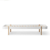 OLIVER FURNITURE WOOD LOUNGER BED 90, WHITE