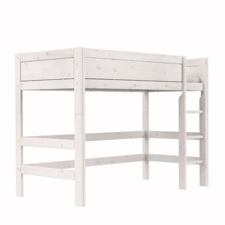 LIFETIME Kidsrooms Łóżko piętrowe z drabinką 152 cm, whitewash
