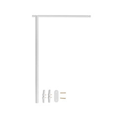 OLIVER FURNITURE Каркас балдахіна для дерев'яного міні-ліжечка, білий