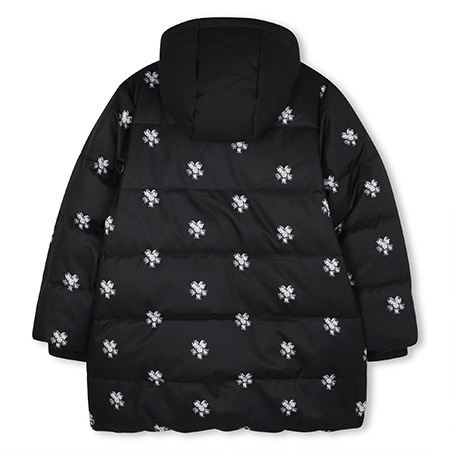 The Marc Jacobs Girls' Hooded Jacket in Black Daisy