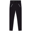 KARL LAGERFELD Kids Spodnie chłopięce z materiału czarne z kieszeniami na suwak