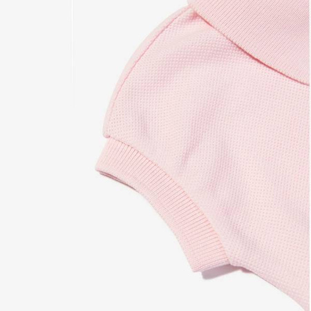 KENZO Kids Girls organic cotton Tiger polo dress in pastel pink