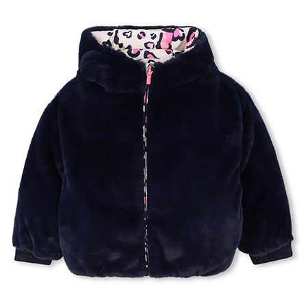 BILLIEBLUSH Girls' Reversible Jacket with Hood