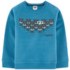 KARL LAGERFELD KIDS Bluza chłopięca turkusowa