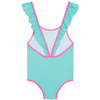 BILLIEBLUSH Girls one piece aque green swimming costume