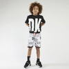 DKNY T-shirt dziecięcy czarny z nadrukiem logo