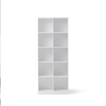 OLIVER FURNITURE Wood Regał dziecięcy biały z podstawą 2x5