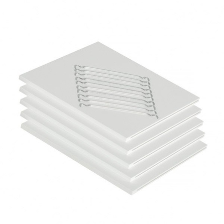 OLIVER FURNITURE Wood Біла дитяча книжкова шафа 3x5 з основою