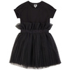 KARL LAGERFELD KIDS Pleated Dress Black