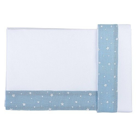 PICCI LIBERTY Pościel 3 częściowa biało-niebieska