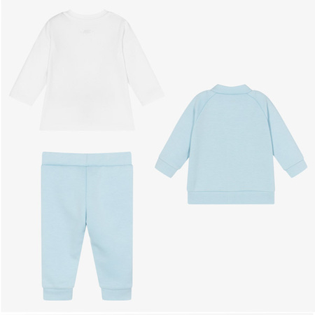 KARL LAGERFELD Kids Baby boys blue and white set