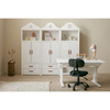 LIFETIME Kidsrooms Biurko dziecięce z regulacją wysokości, whitewash
